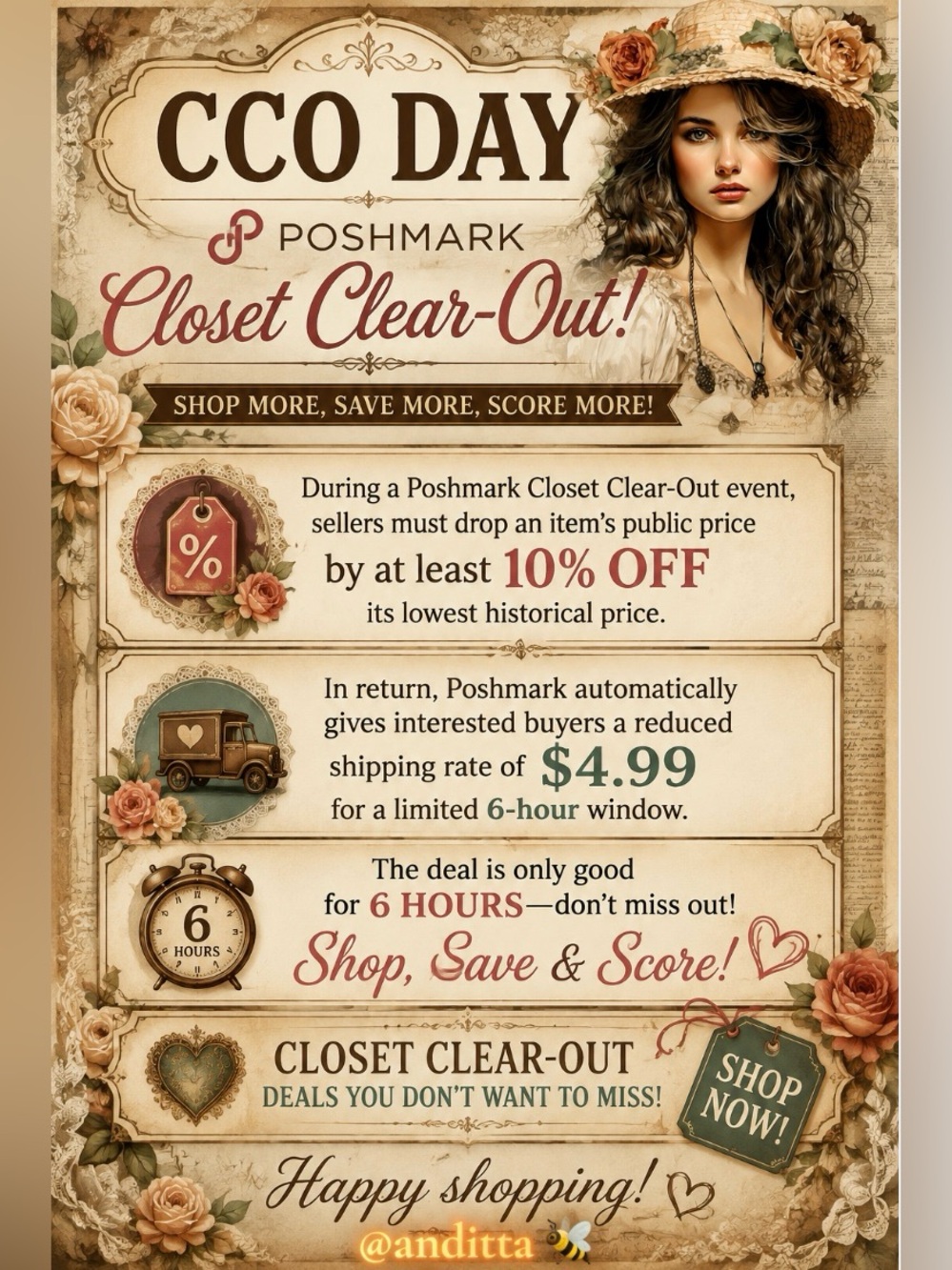 Closet Clear Out Day - Currently Offered Thursdays & Sundays